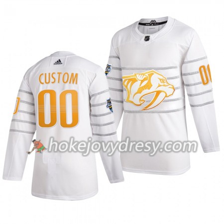 Pánské Hokejový Dres Nashville Predators Custom Bílá Adidas 2020 NHL All-Star Authentic